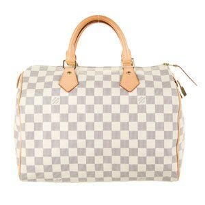 LOUIS VUITTON Damier Azur Speedy 30